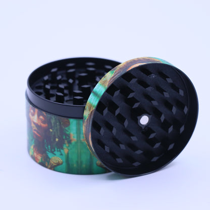 60mm Rasta 4-Part Metallic Grinder - Large