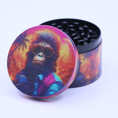60mm Ape 4-Part Metallic Grinder - Large