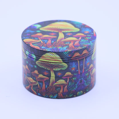 60mm Shroomz 4-Part Metallic Grinder - Large