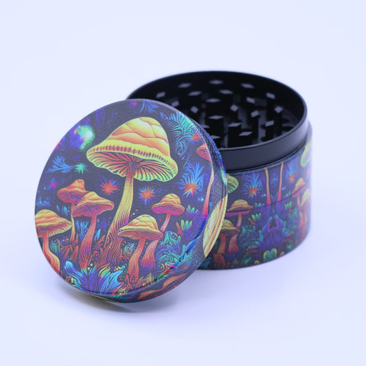 60mm Shroomz 4-Part Metallic Grinder - Large