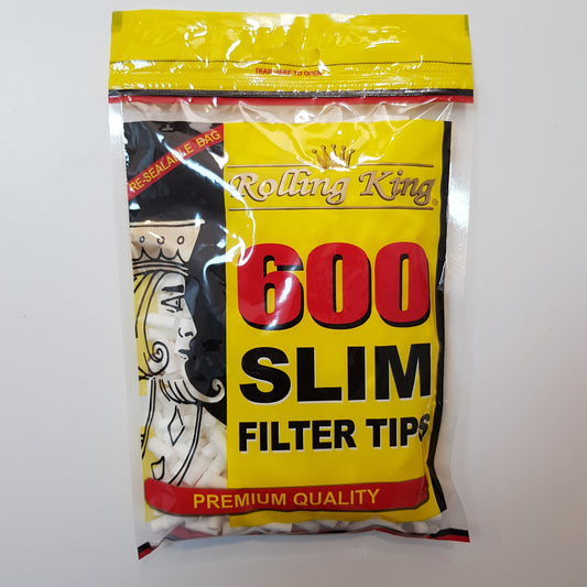 Rolling King Cigarette Slim Cotton Filters - 6mm