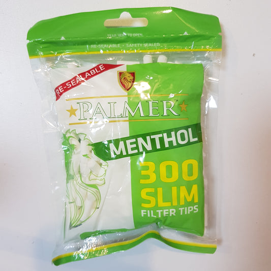 Palmer Menthol Cigarette Slim Cotton Filters- 6mm - Fancy Puffs Smoke Shop