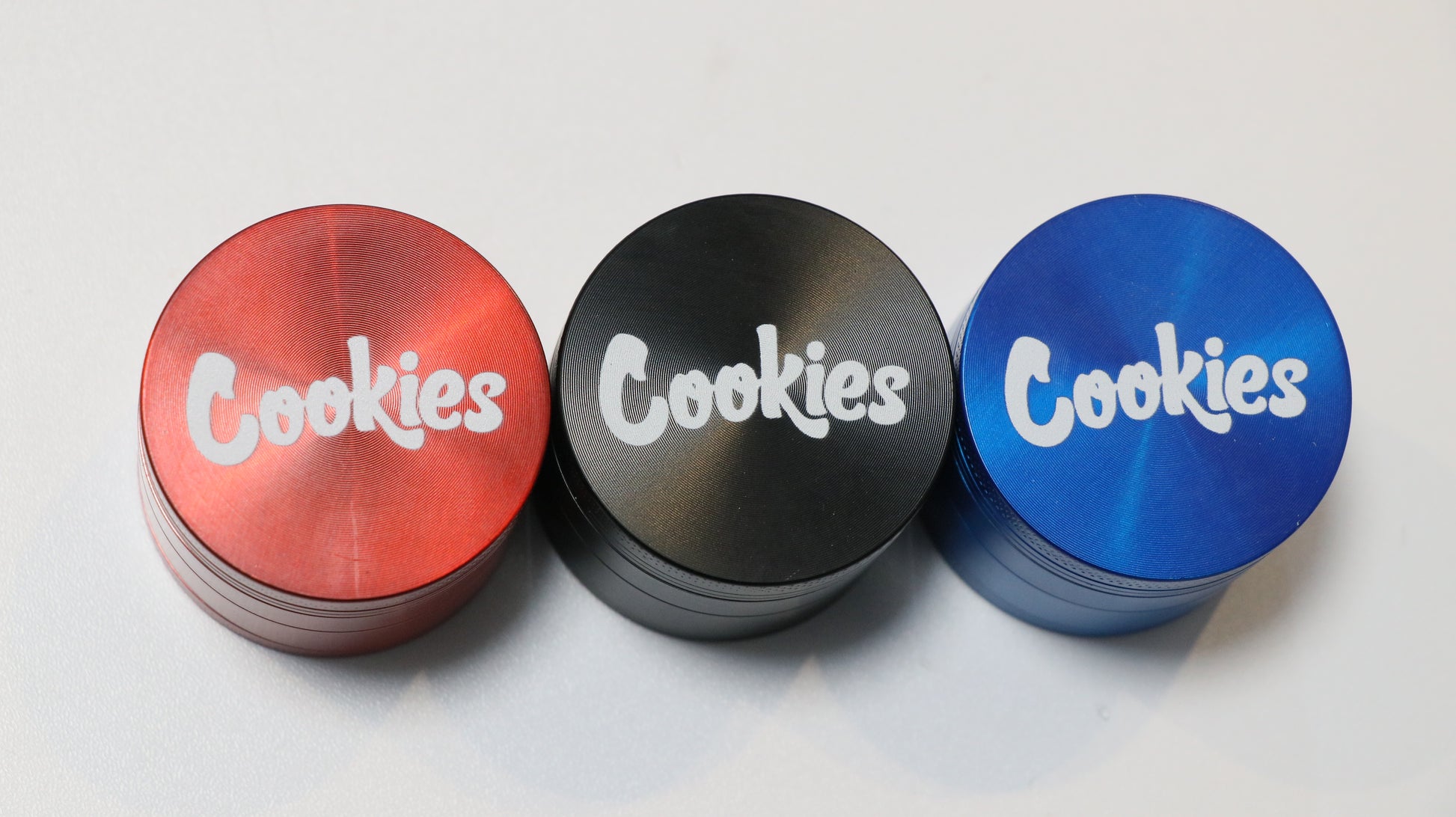 4-Piece Cookies w Grinder - 50mm Medium - Fancy Puffs Smoke Shop
