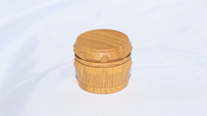 50 mm 4-Piece Wood Pattern Grinder - Fancy Puffs Smoke Shop